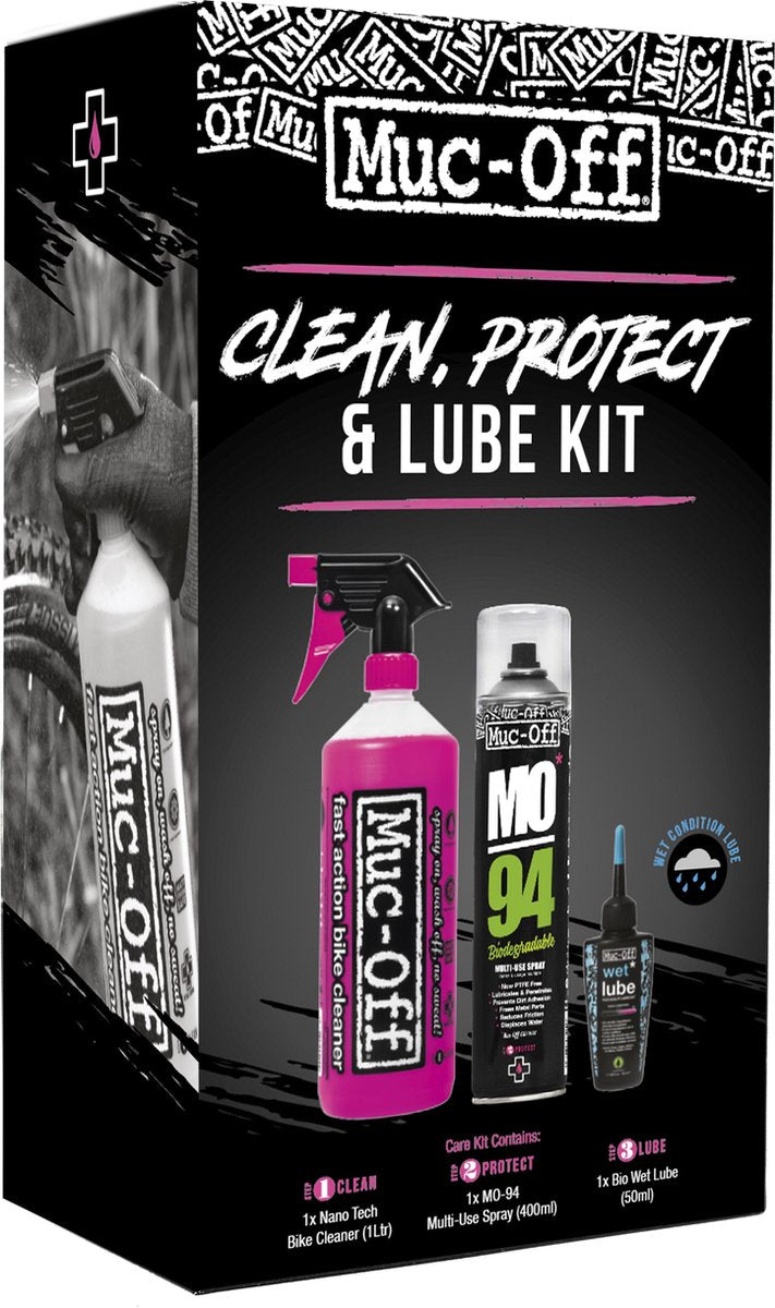 Muc-off clean, protect and lube kit