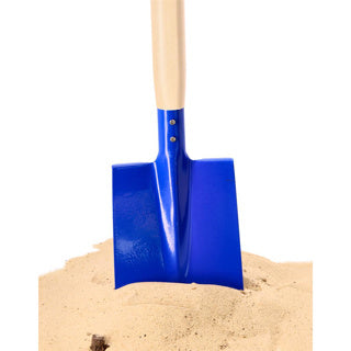 Basisschep recht metaal 75 cm assorti