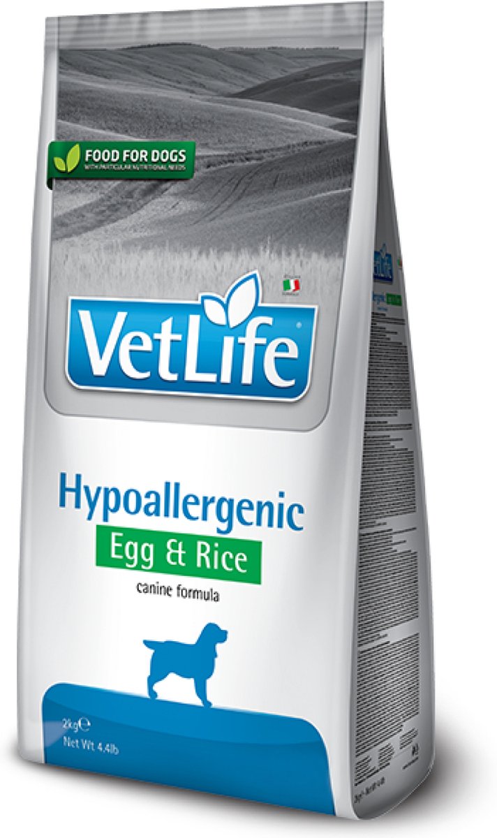 Farmina vetlife hypoallergenic ei rijst - hondenvoer - 2 kg