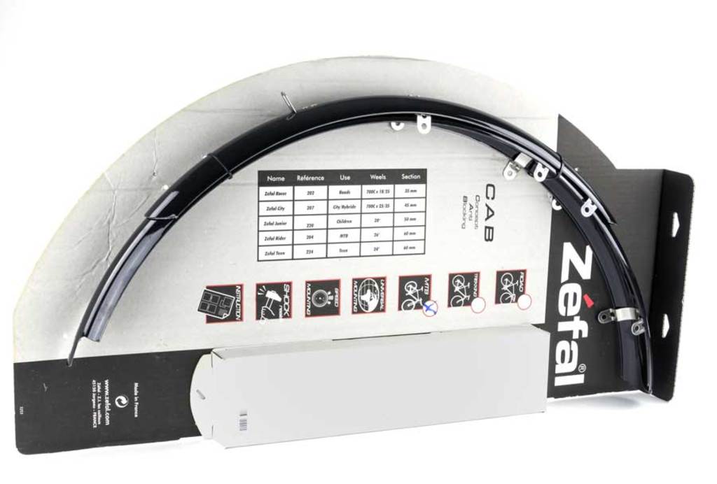 Zefal spatbordset 26 zef cab atb pvc zw