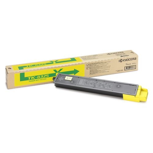 Kyocera tk-8325y origineel tonercartridge 1t02npanl0 geel