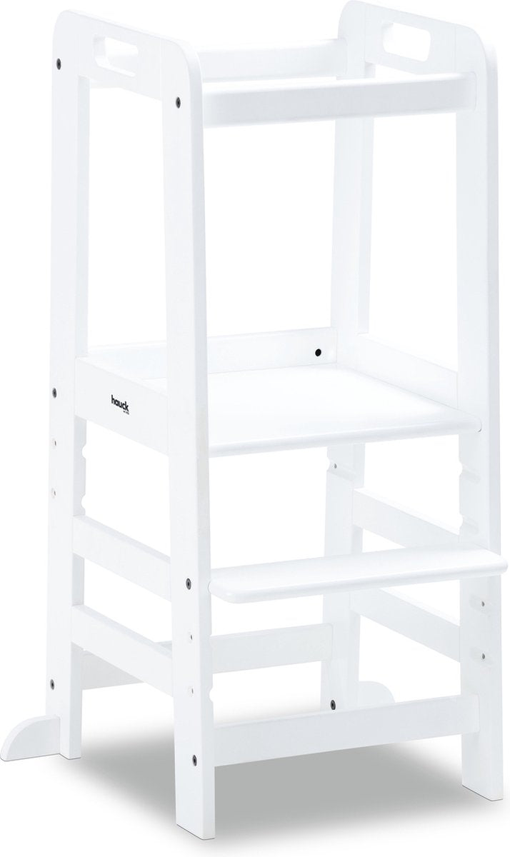 Hauck learn n explore - leertoren - opstapje - fsc® mix gecertificeerd beukenhout - white