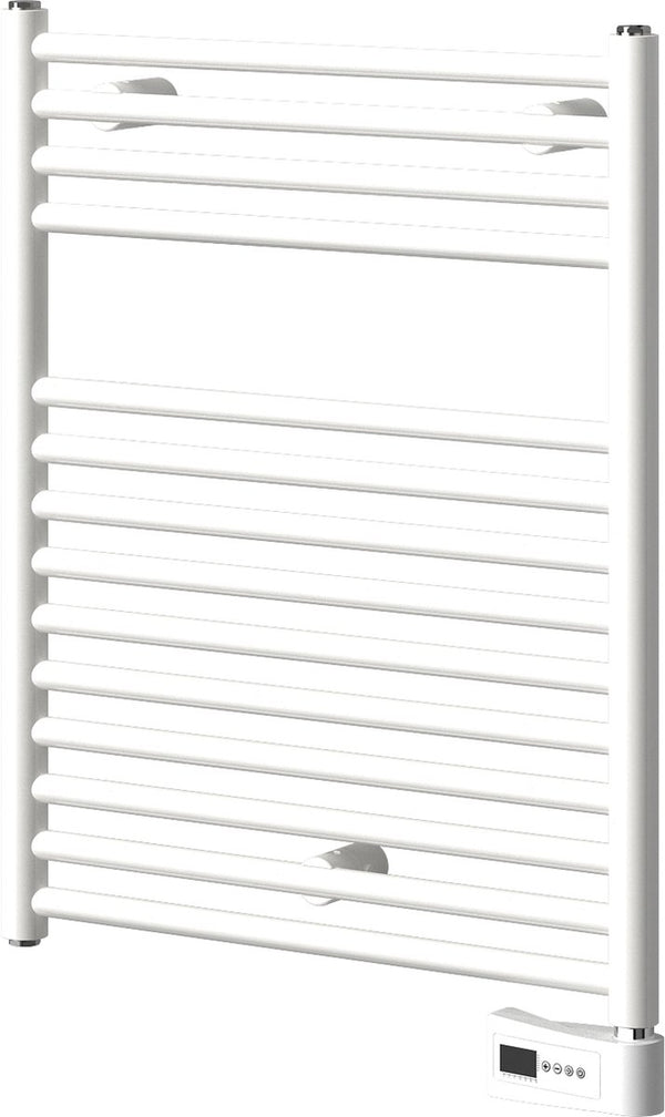 Plieger vulcano-el fischio designradiator – handdoekradiator – 68.8 cm x 55 cm - 300 watt – wit