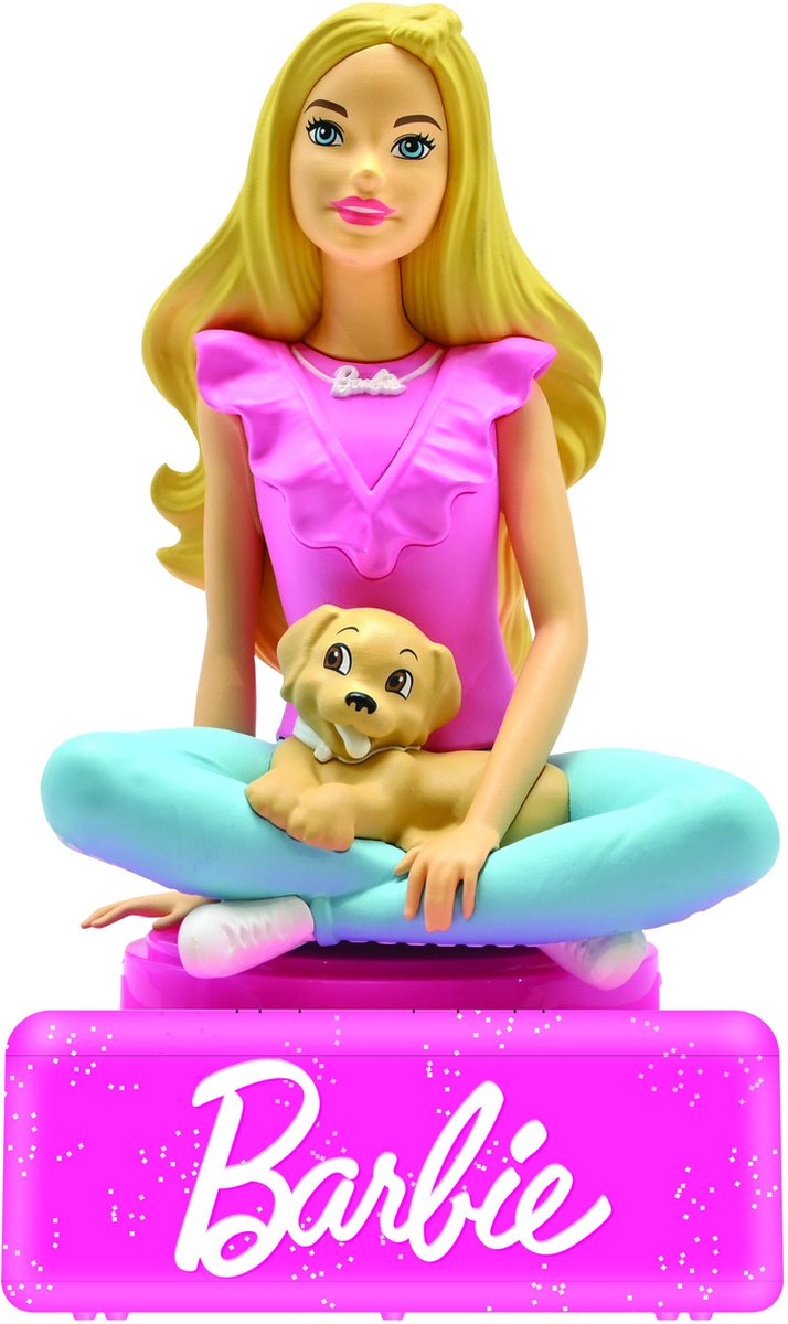 Lexibook barbie 3d-ontwerp kleurveranderend nachtlampje