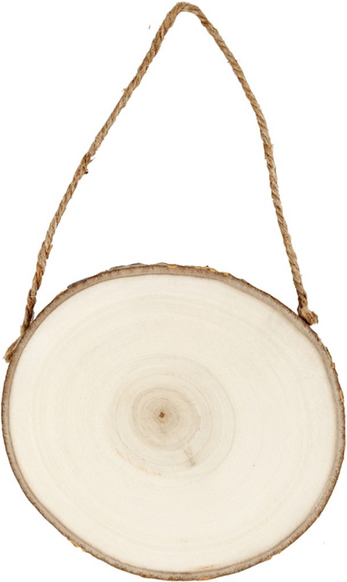 Creatief bedrijfsdeurschild hout, 12-14 cm
