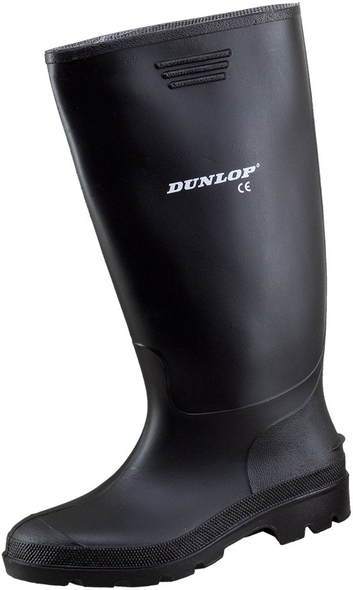Dunlop regenlaarzen zwart eu 35 man,vrouw