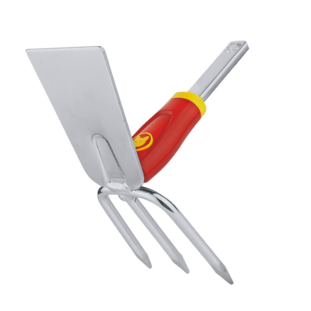 Wolf-garten multi-star il-m 3 dubbelhak schoffel (rood geel)