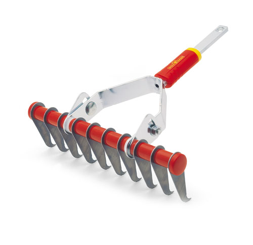 Wolf-garten multi-star ug-m 3 verticuteerkam verticuteerder (rood geel)