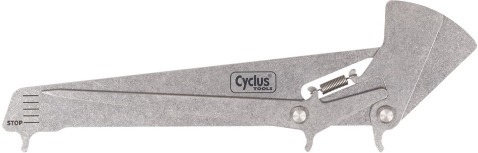 Cyclus kettingslijtagemeter alle kettingen incl. sram flattop - zilver