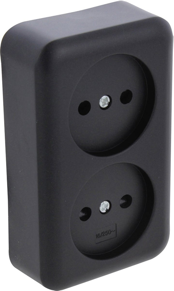 Q-link ql opb wandkds dubbel zwart