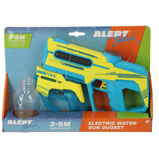 Alert splash waterpistool duoset elektrisch (usb) | 4 stuks