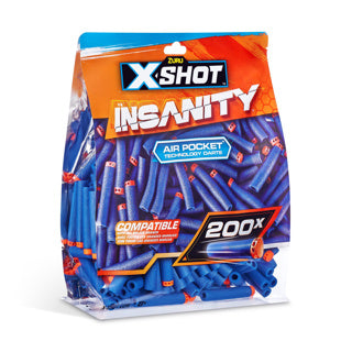 Zuru x-shot insanity 200 darts pack refill | 2 stuks