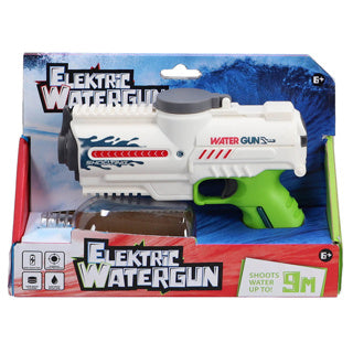 Alert waterpistool elektrisch 18 cm (usb) assorti | 2 stuks