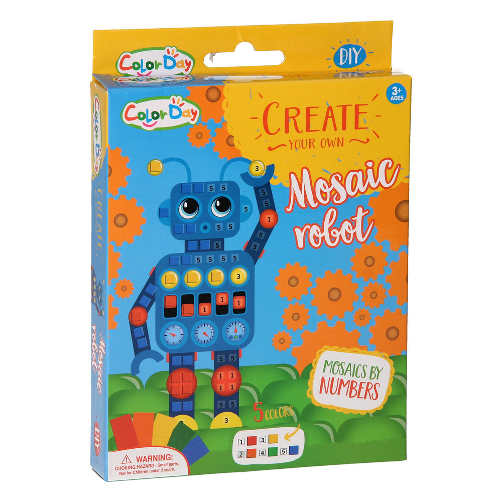 Maak je eigen mozaïekrobot
