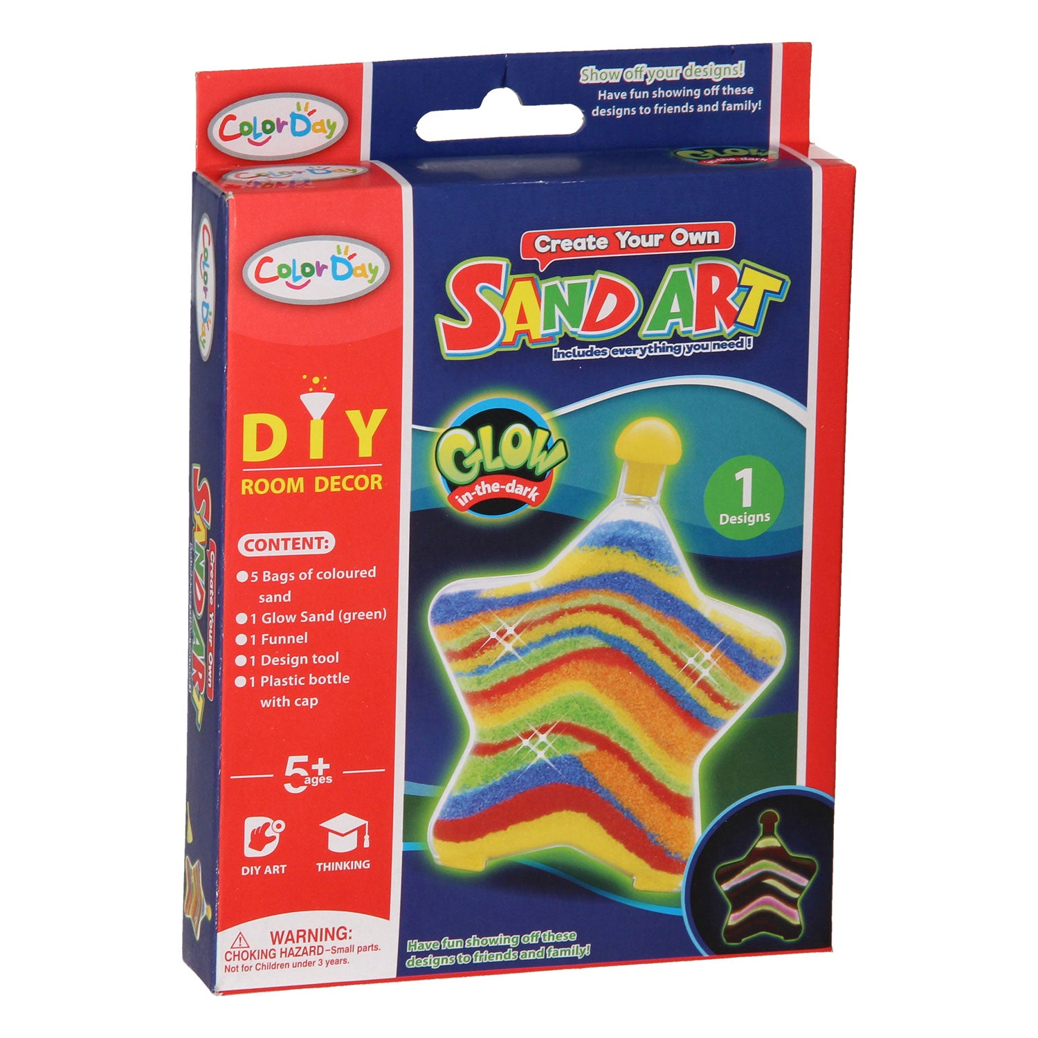 Zandkunst licht op in het donker