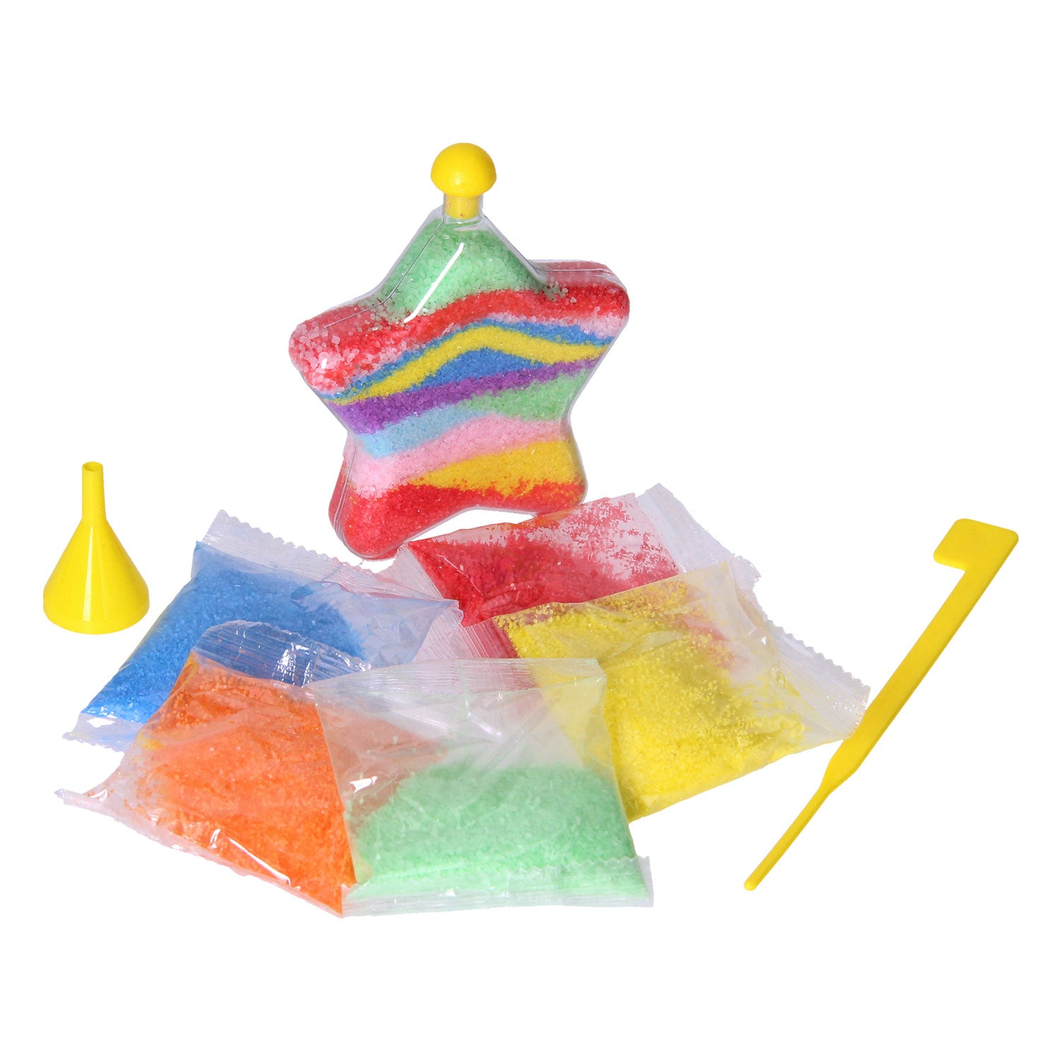 Zandkunst licht op in het donker