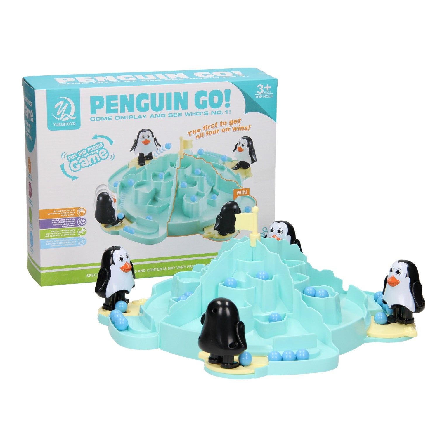 Hoppe pinguïnspel gaan