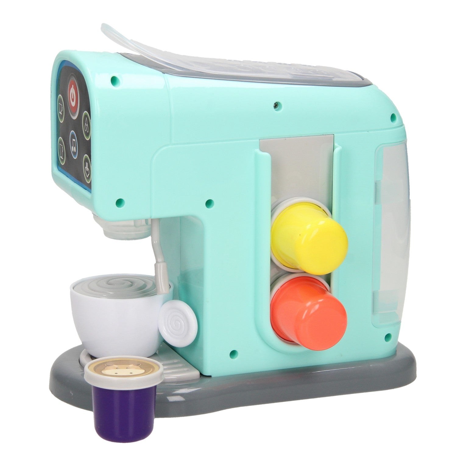 Speelgoed koffiemachine met kopjes