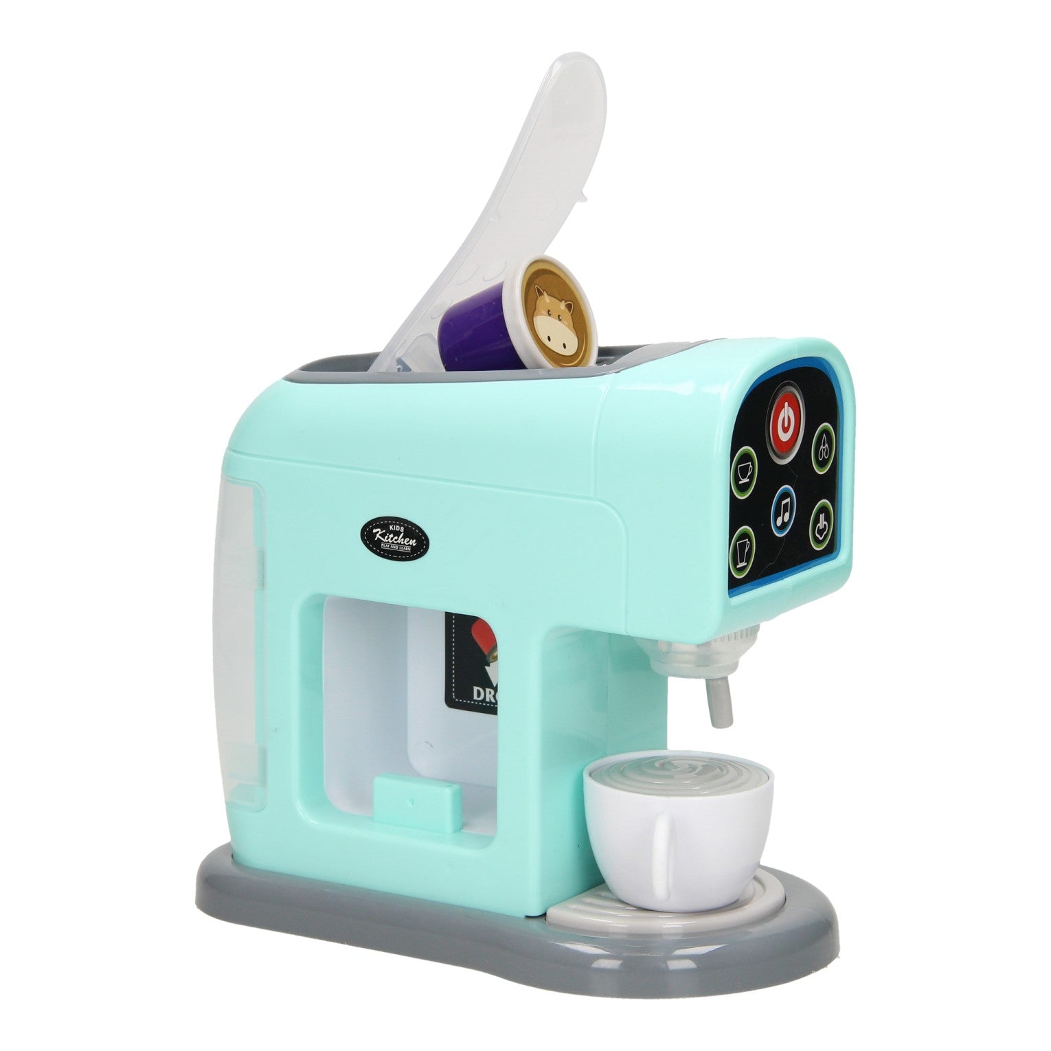 Speelgoed koffiemachine met kopjes