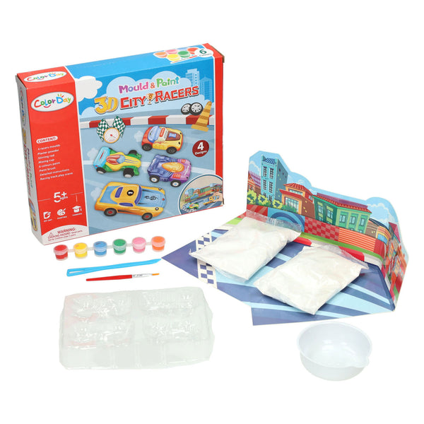 Plaster casting painting vehicles