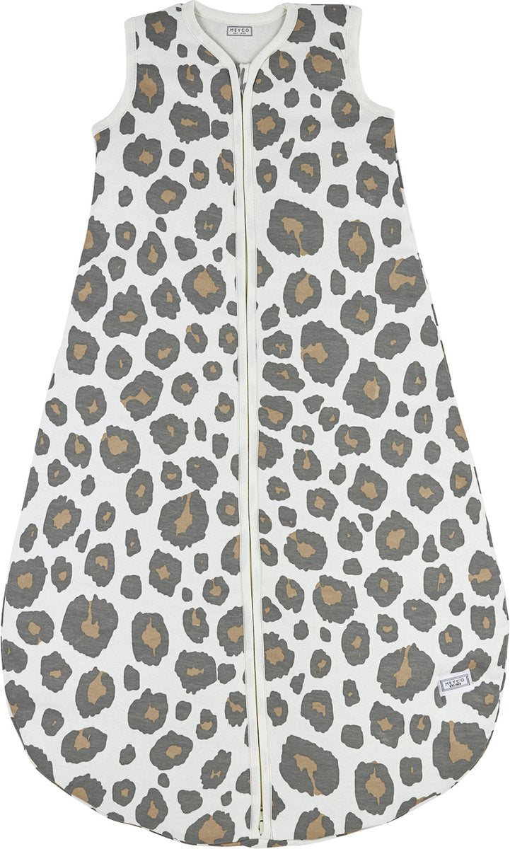 Meyco baby panter baby zomerslaapzak rond - neutral - 110cm - 0.5 tog