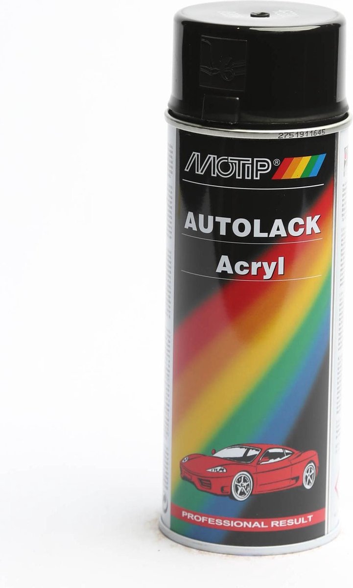 Motip 46830 - autolak spuitbus - zwart - 400ml