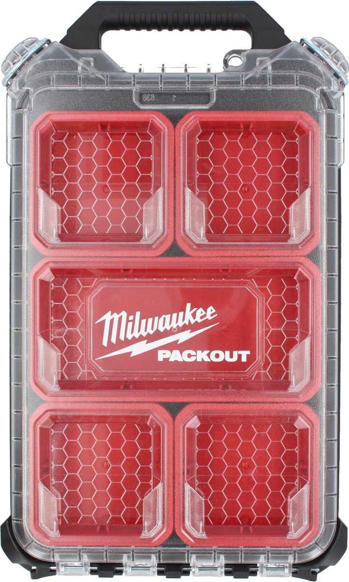 Milwaukee packout compact slim organiser 64 x 249 x 411 mm ( 4932471065 )