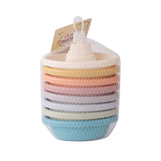 Lobbes speelgoed bv badbootjes pastel, 8dlg.