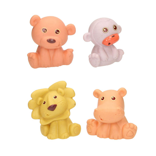 Lobbes speelgoed bv baddieren familie pastel, 9dlg.