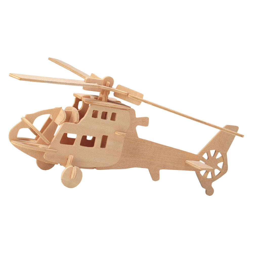 Houten bouwpakket helikopter