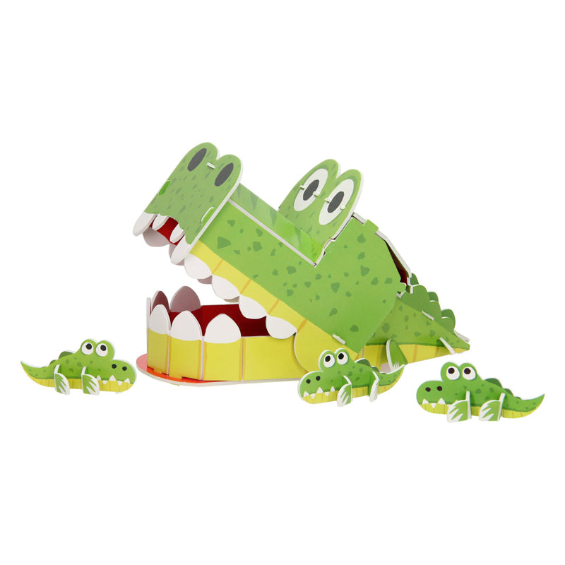Bouwpakket 3d krokodil