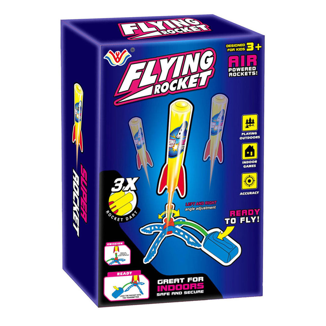 Raket lanceerbasis met 3 schuimpijlen