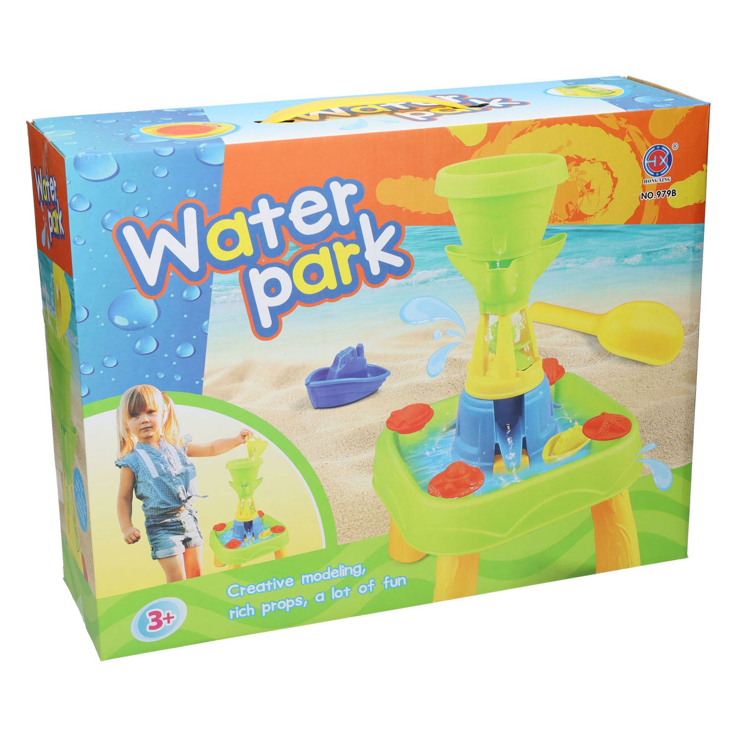 Waterpark watertafel waterval