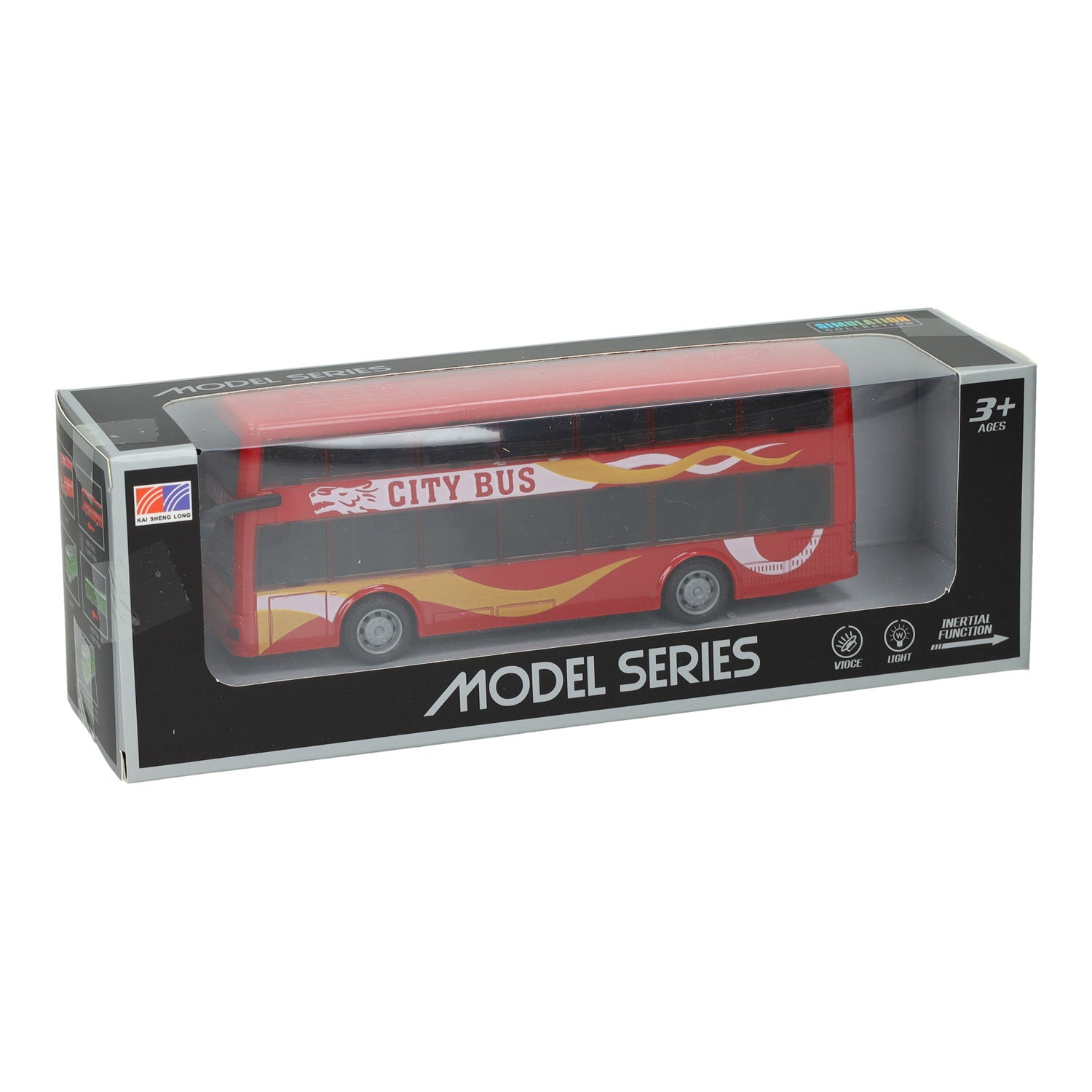 Frictie stadsbus licht geluid