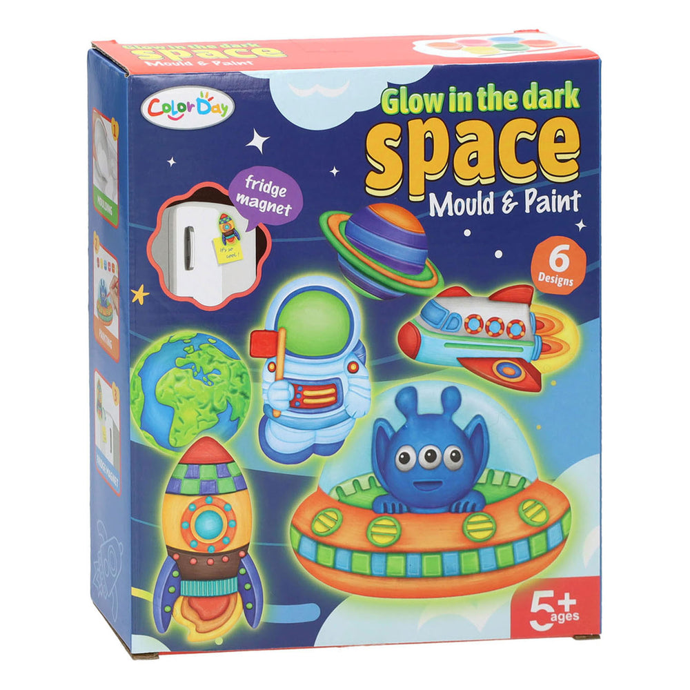 Lobbes gieten schilderen glow in the dark space