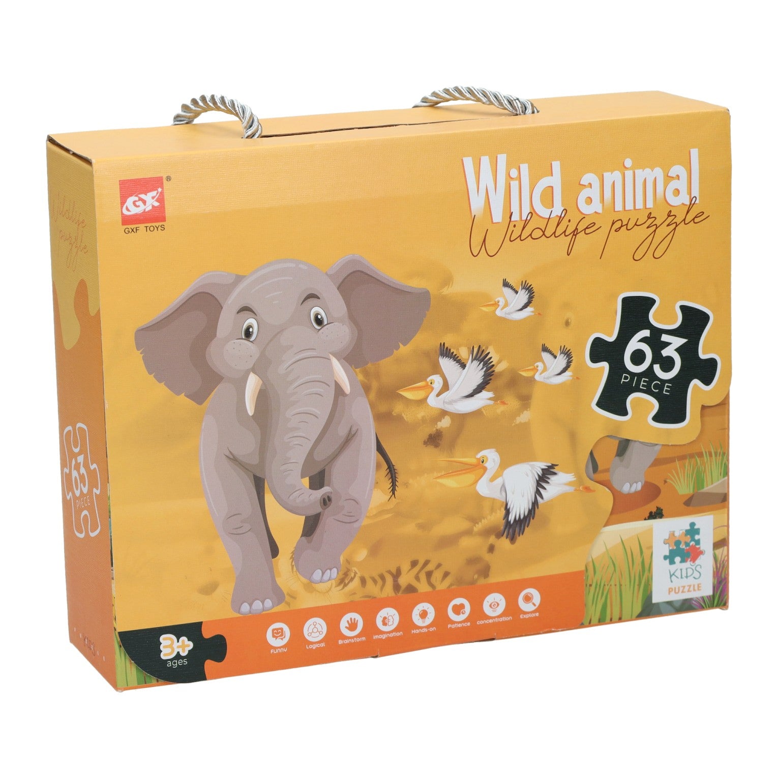 Vloerpuzzel savanne, 63e