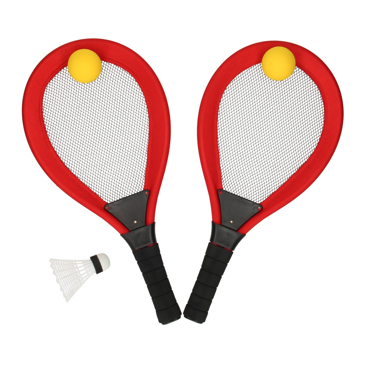 Zachte tennis- en badmintonset kleur