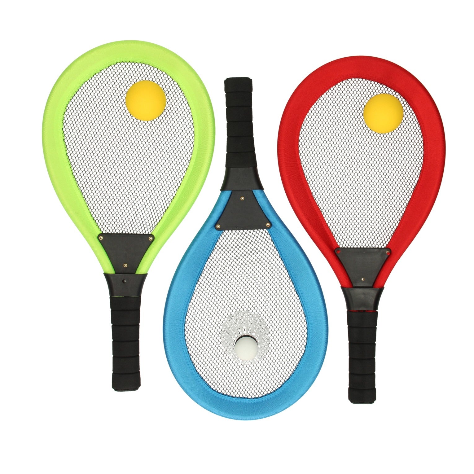 Zachte tennis- en badmintonset kleur