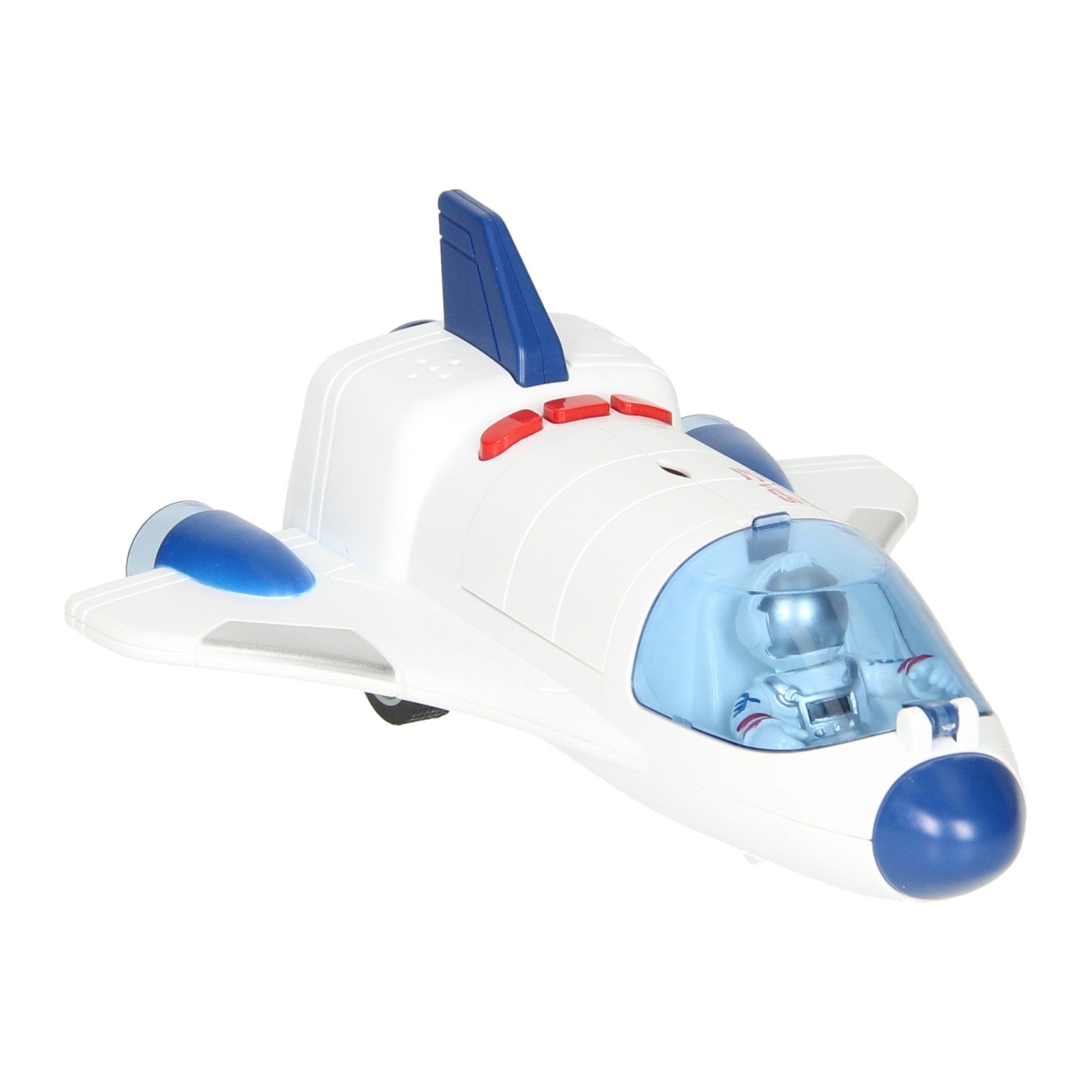 Frictie ruimte spacehuttle met licht en geluid