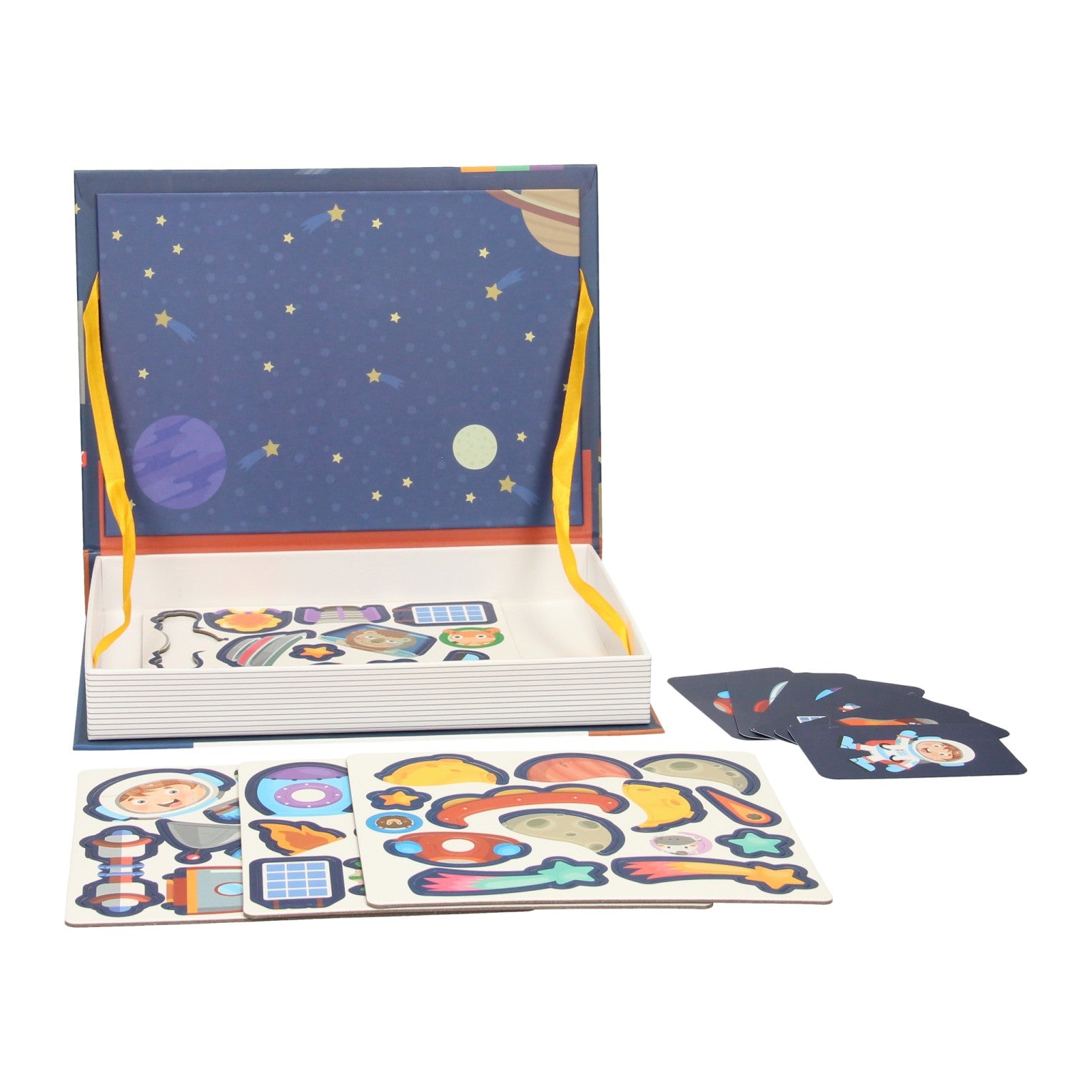 Magnetisch boek - ruimtevaart, 50dlg.