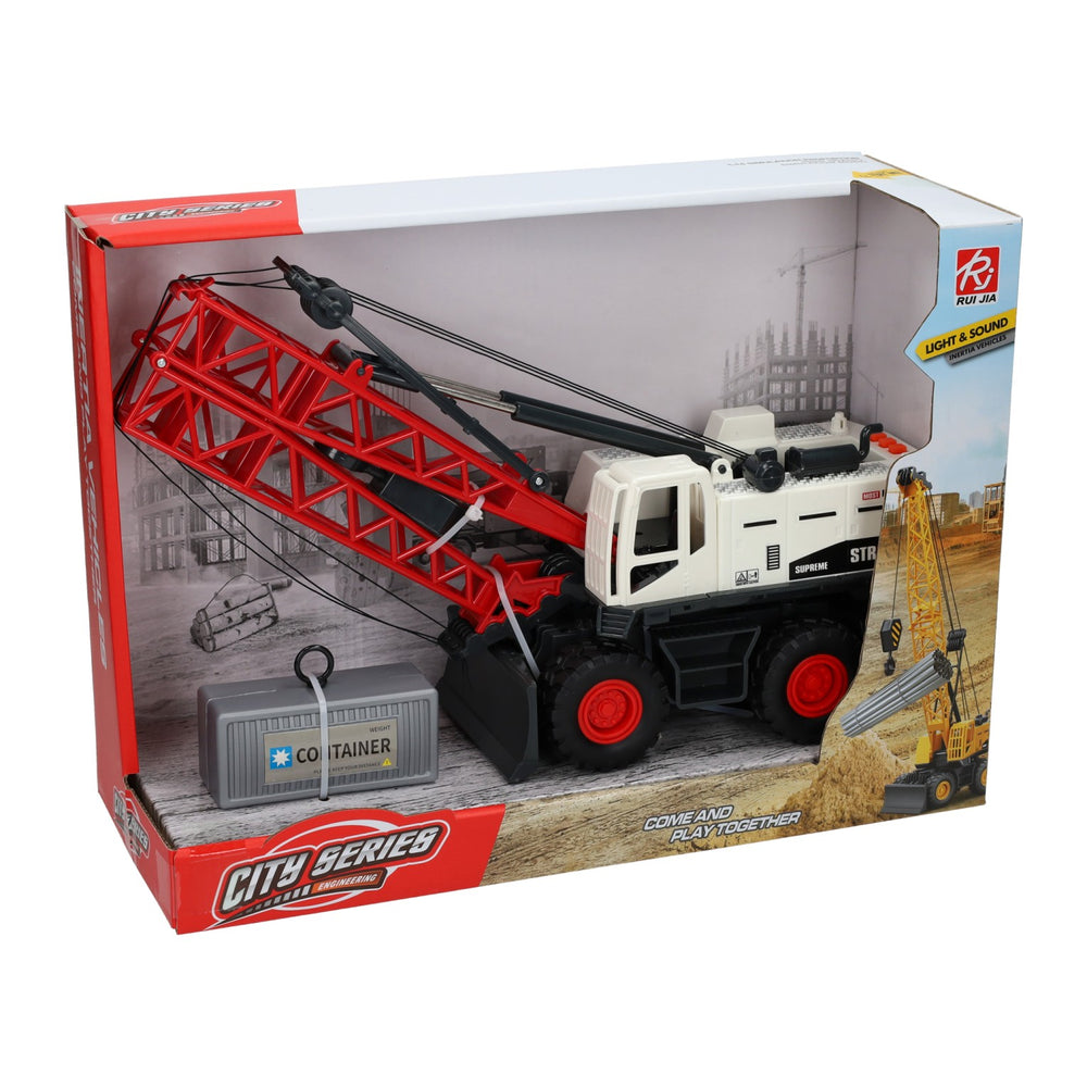 Lobbes constructie kraanwagen met licht geluid