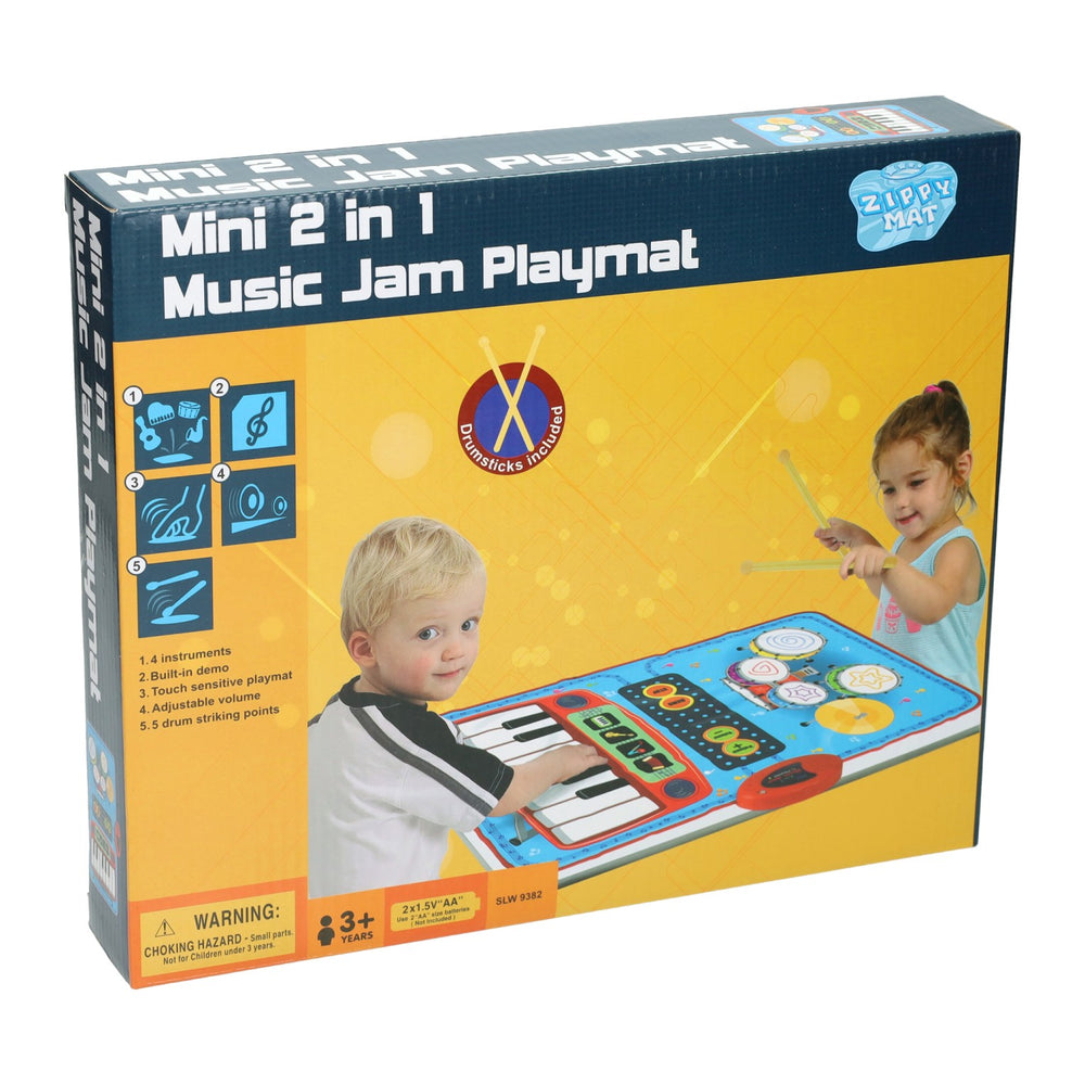 Lobbes muziek mat met piano drums