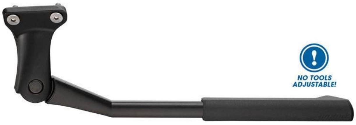 Mooi standaard 26 28 inch enkel 40 mm aluminium zwart