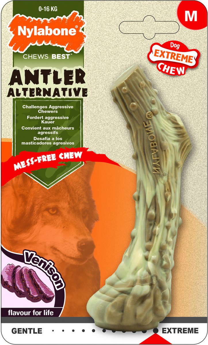 Nylabone extreme chew gewei bot hertsmaak
