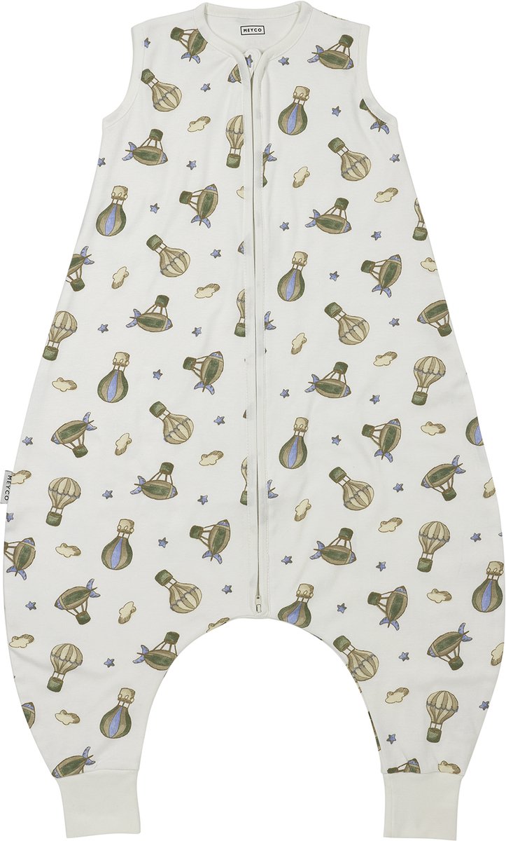 Meyco baby air balloons baby zomer slaapoverall jumper - multicolour - 104cm - 0.5 tog
