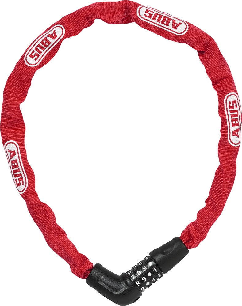 Abus 5805C 75 Rood Kettingslot - 4mm dik - 75cm lengte