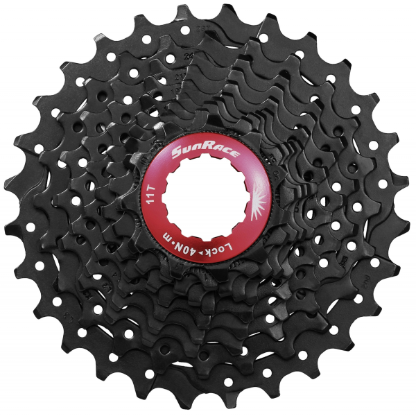 Sunrace cassette 10 speed csrx0 11-25t - zwart