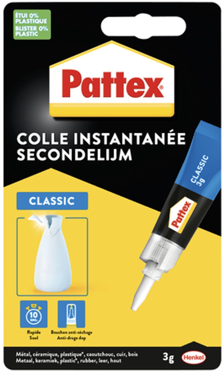 Quantore secondelijm pattex classic