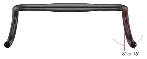 Stuur Satori X-Race Aero Ø31.8mm B=400mm - mat zwart