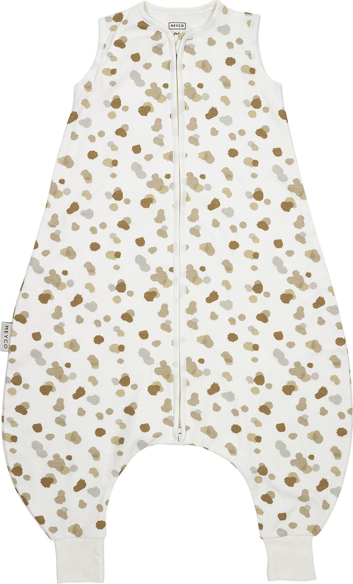 Meyco baby stains baby zomer slaapoverall jumper - sand - 80cm - 0.5 tog